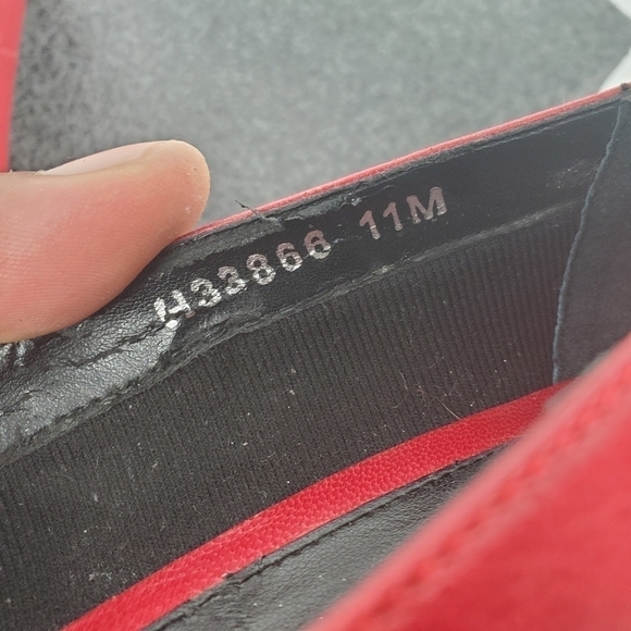 Ros Hommerson Shoe Women 11 M Red Heels - Picture 3 of 15